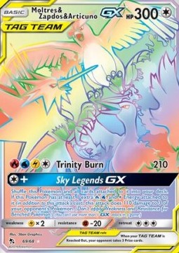 Moltres & Zapdos & Articuno GX 69 Hidden Fates