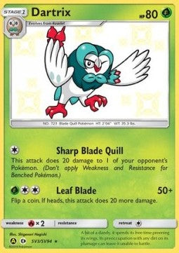 Dartrix SV3 Hidden Fates