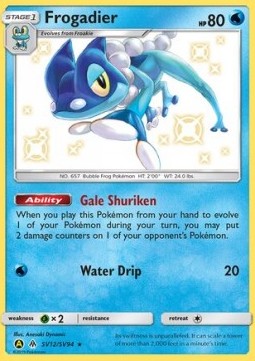 Frogadier – Hidden Fates Shiny Vault SV12