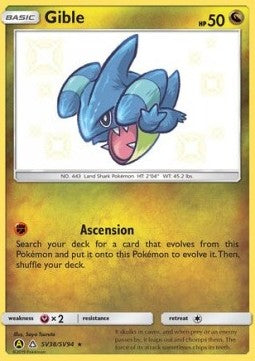 Gible SV38 Hidden Fates