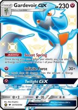 Gardevoir GX SV75 Hidden Fates