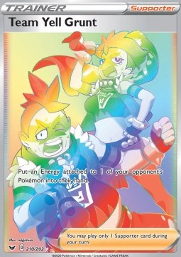 Team Yell Grunt 210 Sword & Shield - Hyper Rare