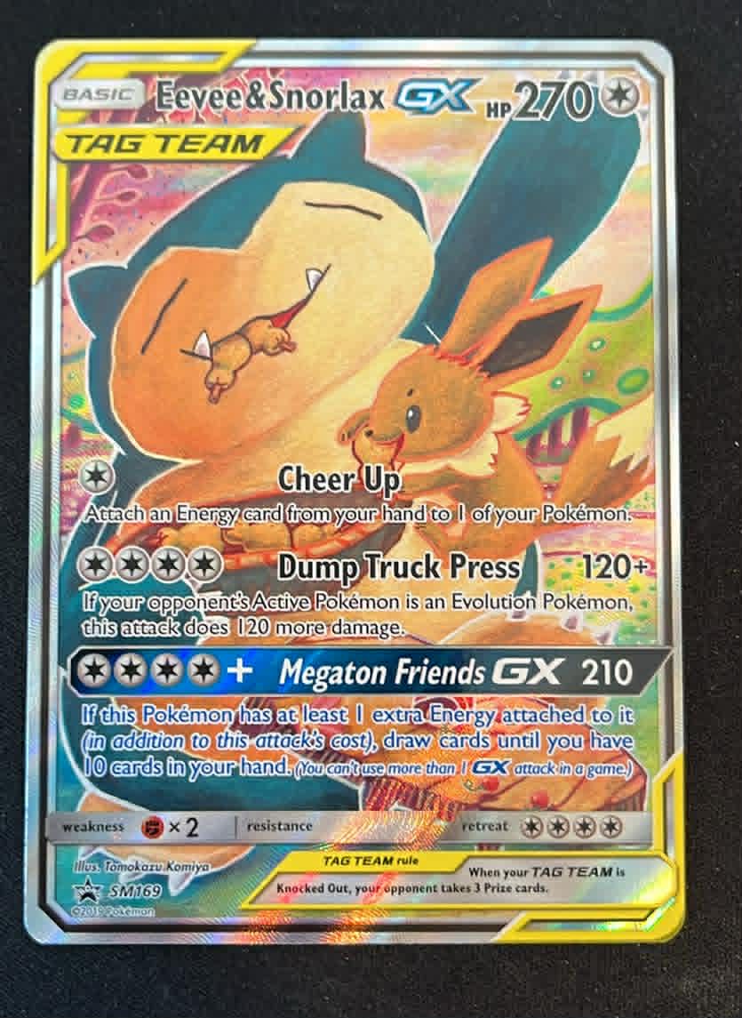 Eevee & Snorlax GX – Sun & Moon Promo 169 - Tjek billeder