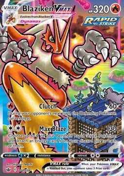 Blaziken VMAX (CRE 201) Chilling Reign - OC - Tjek Billeder