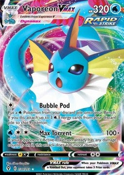 Vaporeon VMAX (Evolving Skies 030)