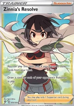 Zinnia's Resolve 203 Evolving Skies - Ultra Rare