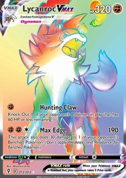 Lycanroc VMAX – Evolving Skies 213/203 – Secret Rare