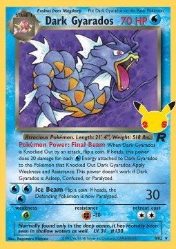 Dark Gyarados TR 8 Celebrations