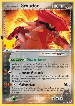 Team Magma's Groudon – 9/95 (Celebrations Classic Collection)
