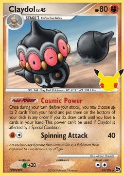 Claydol 15 Celebrations Classic Collection - Holo Rare