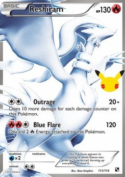 Reshiram CEL BLW 113 Celebrations