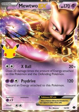 Mewtwo EX CEL 54 Celebrations - Ultra Rare