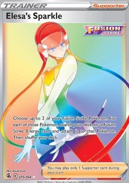 Elesa's Sparkle 275 Fusion Strike - Hyper Rare