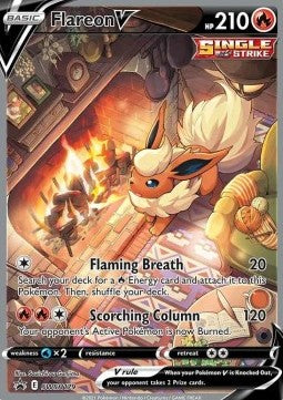 Flareon V – Secret Rare (SWSH 179) – Sword & Shield Promos