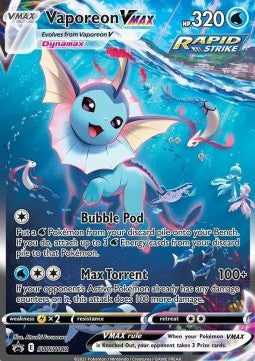 Vaporeon VMAX – Black Star Promo (SWSH 182)