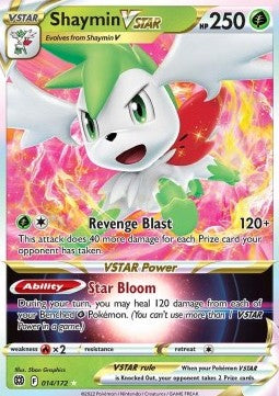 Shaymin VSTAR – Brilliant Stars 014/172