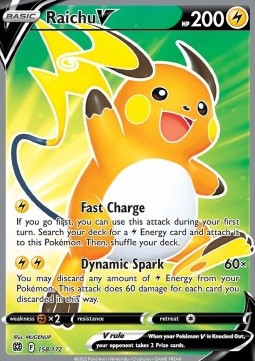 Raichu V – Pokémon Brilliant Stars 158