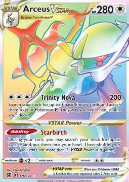 Arceus VSTAR – Brilliant Stars 176/172 – Secret Rare