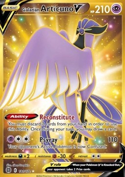 Galarian Articuno V 181 Brilliant Stars