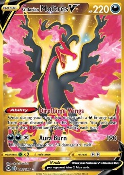Galarian Moltres V – Pokémon Brilliant Stars 183