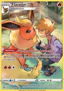 Flareon – TG01 – Trainer Gallery – Near Mint