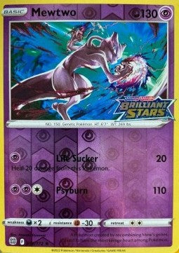 Mewtwo – (Brilliant Stars 056 Brilliant Stars Stamp) Sealed
