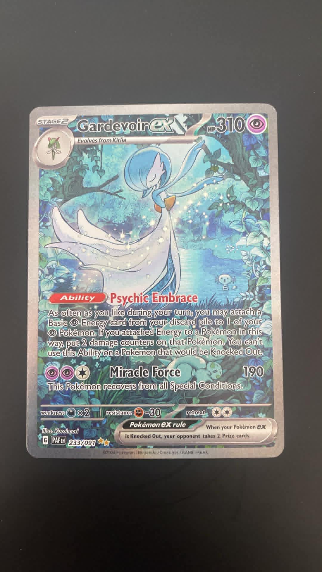 Gardevoir ex – Special Illustration Rare (PAF 233/091) – Paldean Fates