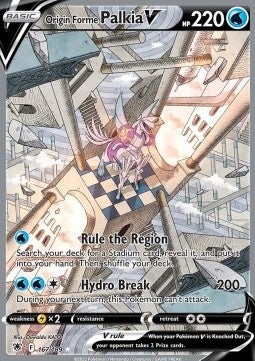 Origin Forme Palkia V 167 Astral Radiance - Alternate Full Art - Tjek Billeder