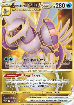 Origin Forme Palkia VSTAR – (Astral Radiance 208/189)