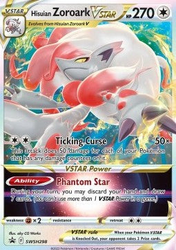 Hisuian Zoroark VSTAR SWSH Black Star Promos SWSH298