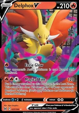 Delphox V 027/196 Lost Origin