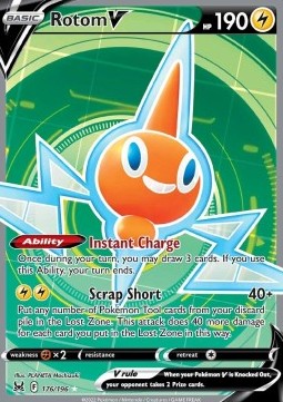 Rotom V 176 Lost Origin