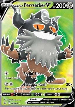 Galarian Perrserker V (Lost Origin 183)