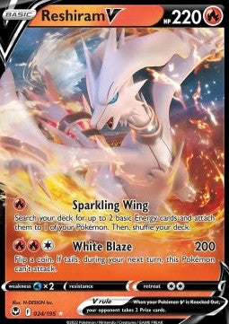 Reshiram V SIT 024 Silver Tempest