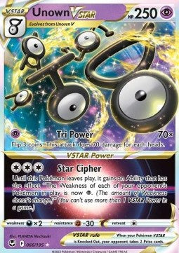 Unown VSTAR – Silver Tempest 066/195