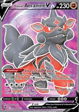 Hisuian Arcanine V (Silver Tempest 179)