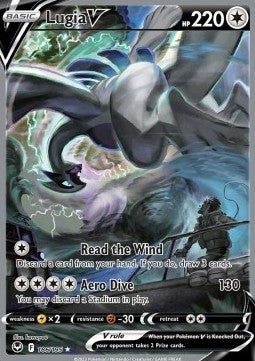 Lugia V 186 Silver Tempest - Ultra Rare - Tjek Billeder