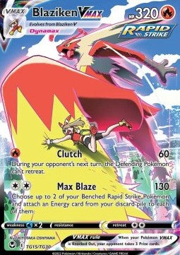 Blaziken VMAX – (Silver Tempest TG15)