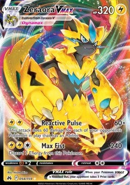 Zeraora VMAX – Crown Zenith 054/159