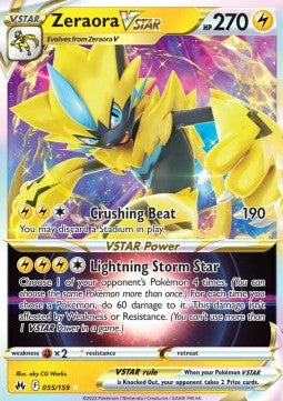 Zeraora VSTAR – Crown Zenith 055/159