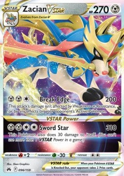Zacian VSTAR – CRZ 096