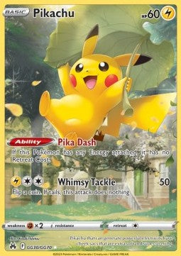 Pikachu Crown Zenith GG30 (Se billeder af det konkrete kort)