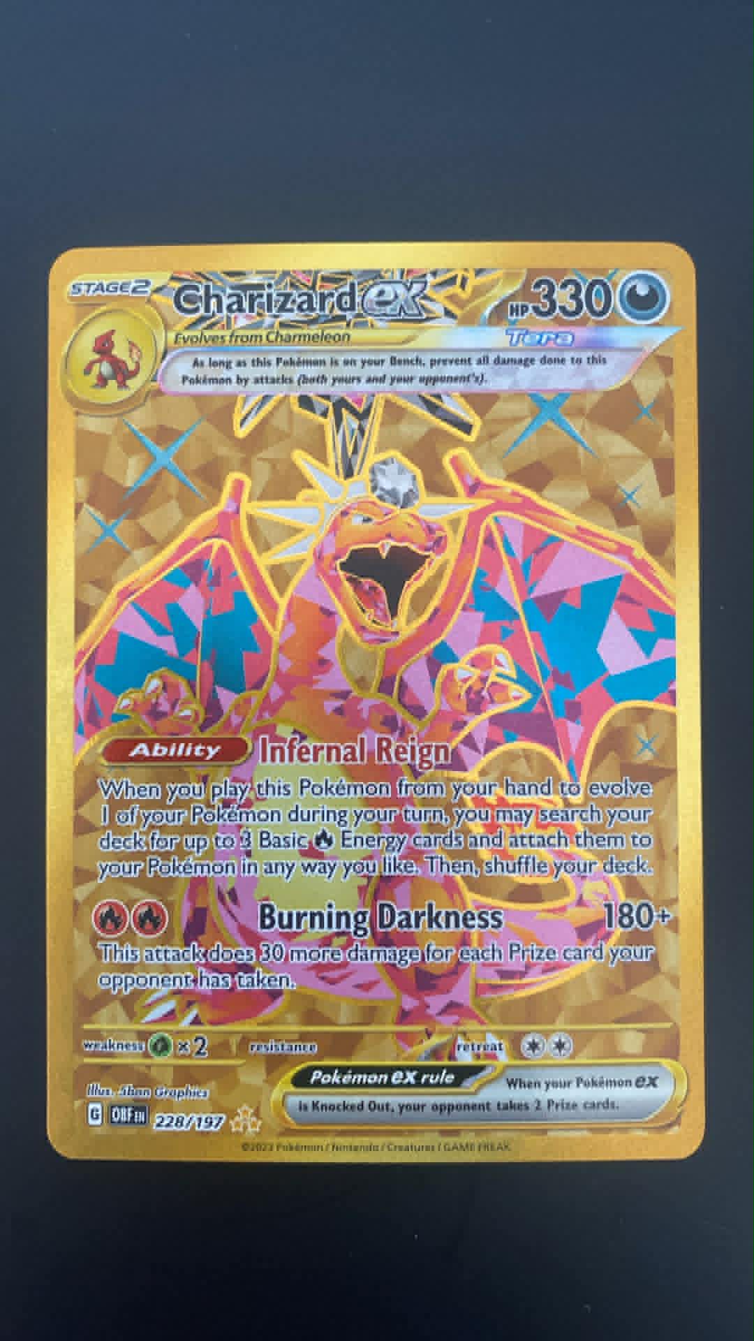 Charizard ex – Obsidian Flames 228/197 – Secret Rare