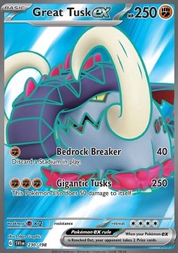 Great Tusk ex – (Scarlet & Violet 230/198)