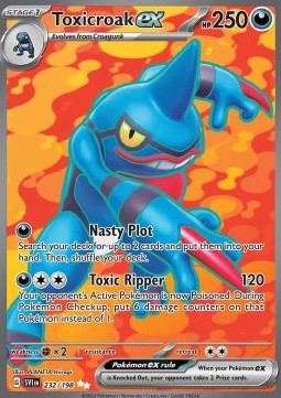 Toxicroak ex – (Scarlet & Violet 232)