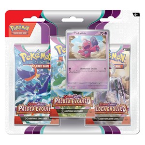 Paldea Evolved: Tinkatink 3-Pack Blister - Paldea Evolved