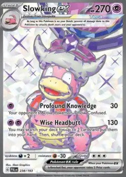 Slowking ex – Paldea Evolved 238/193 – Special Illustration Rare – Near Mint