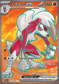 Lycanroc ex Paldea Evolved 241