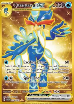 Quaquaval ex – (Paldea Evolved 273/193)