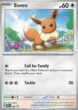 Eevee 043 SV Black Star Promos - Promo